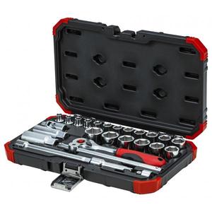 GEDORE - 3300053 3/8'' <b>Socket</b> set (26 pcs.) - EAN 4060833000536 <b>RATCHET</b> AND <b>SOCKET</b> SETS 3/8" - Product Image 3
