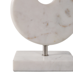 Scultura moderna di pesce in marmo su supporto, decorazione costiera, statuetta per la casa, il bagno, l'ufficio. - Product Image 5