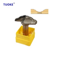 Fraise à diamant PCD TUOKE 12 mm avec rayon d'angle pour le fraisage en montée sur bois, pour machines de découpe CNC