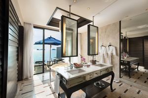 Muebles de Hotel Conrad <span class=keywords><strong>Koh</strong></span> Samui, juego de dormitorio y baño de madera de melamina para sala de estar, vestíbulo, saló<span class=keywords><strong>n</strong></span>, restaurante, estilo de Panel de uso - Product Image 3