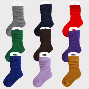 <strong>Multipack</strong> Soft Breathable Cotton Cozy Kids <strong>Socks</strong> All-Day Fit Trendy Slouch Style in Fun Vibrant Colors Scrunch <strong>Socks</strong> - Product Image 3