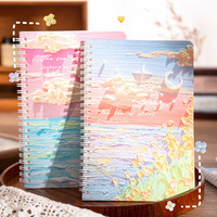 Cadeaux scolaires promotionnels, carnet de notes A5 à spirales mignon et kawaii pour enfants, carnet de notes à couverture rigide imprimé sur mesure en gros