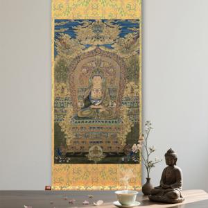 Statues de Bouddha de la dynastie Yuan LINGFENG, bénédiction spirituelle, dessinées à la main, exclusivement écologiques, qualité artistique, papier de soie/papier Xuan - Product Image 2