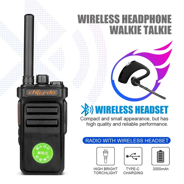 Chinese Factory Uhf Radio AI Noise Reduce 3km Mini Ham Radio BT Earphone Scanner Hf Transceiver