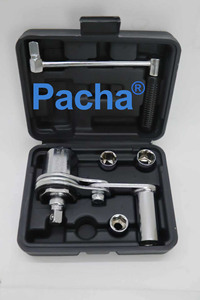 Herramienta <span class=keywords><strong>Pacha</strong></span>, llave multiplicadora de torsión, Kit de herramientas de reparación de automóviles, relación de engranaje 1:<span class=keywords><strong>16</strong></span>, removedor de tuercas de neumáticos de coche con enchufes de 17mm, 19mm y 21mm - Product Image 4