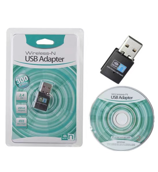 Manufacturer's Best-selling 300Mbps USB 2.4GHz Wireless Mini Dongle RTL8188 WiFi Adapter for Laptop/Desktop