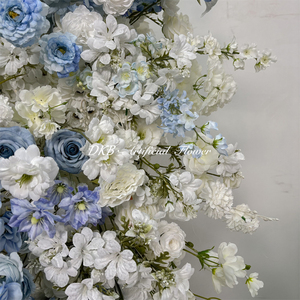 Arreglo floral de lujo para bodas, fondo de flores artificiales con tacto real, decoración para eventos y fiestas. - Product Image 5