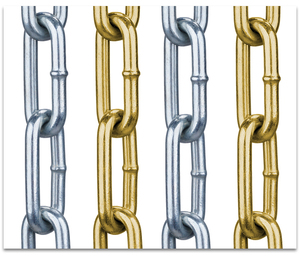 Chaîne de levage ronde galvanisée de haute qualité <span class=keywords><strong>BOHU</strong></span> G30 DIN 667 avec finition en zinc pour fonction de chaîne de traînage - Product Image 1