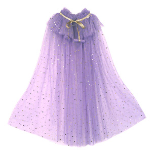 <span class=keywords><strong>Mantello</strong></span> in Tulle con Paillettes per Bambine, per Abiti da Principessa, Feste e Cosplay - Product Image 4