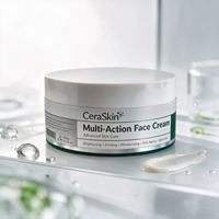 Étiquettes adhésives en vinyle durables et imperméables imprimées sur mesure pour l'emballage de crèmes pour le visage et de parfums - Marque privée, cosmétiques multi-actions