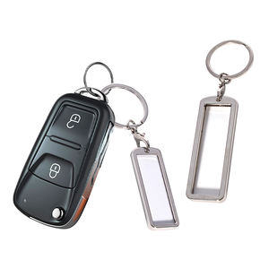 Logo personnalisé en alliage de zinc sérigraphie taille porte-clés en métal imprimable ébauches de sublimation porte-clés de plaque d'immatriculation de voiture - Product Image 6