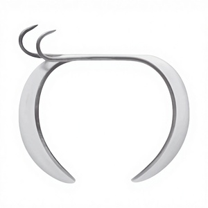 Millard Thimbel 18mm Right Single <b>Hook</b> Stainless Steel Precision <b>Plastic</b> Surgery Instrument for Cosmetic Facial Reconstructive - Product Image 1