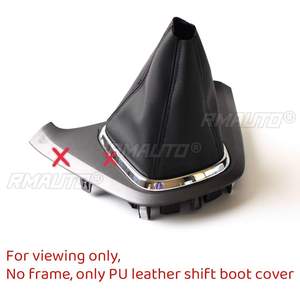 Pour Honda CR-V CRV 2006 2007 2008 2009 2010 2011, collier de levier de vitesses en cuir PU, housse de protection pour le levier de vitesses, accessoires de voiture - Product Image 3