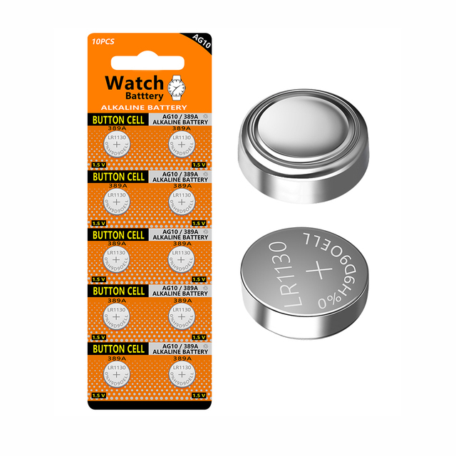 Chinese Factory LR54 AG10 389 189 Button Battery 1.5V Cell Coin Alkaline for Consumer Electronics & Toys for Remote Control