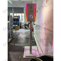 Mesin Photo Booth DSLR Layar Ganda 15,6 Inci AS, Gratis Ongkir, Kios Selfie Kamera Dua Sisi untuk Acara Sewa