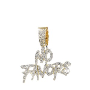 Collar de Cadena Cubana con Colgante de Monograma Hip Hop, Estilo Moderno para Discoteca, Collar de Cadena Cubana a la Moda - Product Image 4