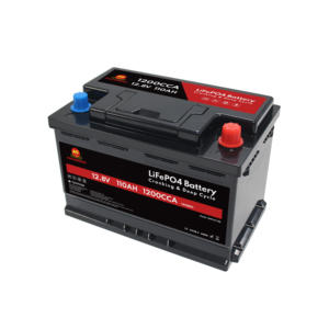 12V 100Ah 200Ah 300Ah蓝牙LiFePO4电池两用船用太阳能房车 - Product Image 1