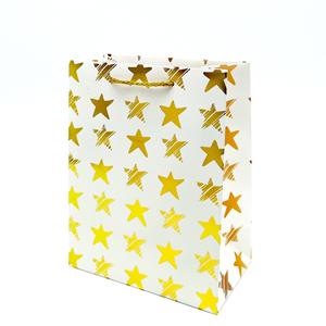 Sac en papier pentagramme <span class=keywords><strong>d</strong></span>'<span class=keywords><strong>amour</strong></span> de carte blanche de conte de fées sac <span class=keywords><strong>d</strong></span>'emballage cadeau <span class=keywords><strong>d</strong></span>'estampage à chaud de tache simple et mignonne - Product Image 2