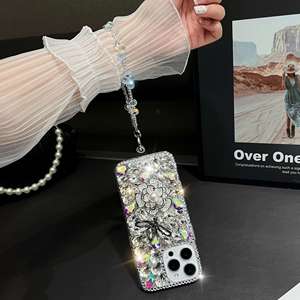 Đầy Đủ Của Khoan Ong Azaleas Handmade Pha Lê Bling Kim Cương Trường Hợp Đối Với <span class=keywords><strong>iPhone</strong></span> 16-XR Pro Max Mini Trường Hợp Se4 Điện Thoại Di Động Trường Hợp - Product Image 6