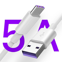 Kabel Data USB-C 5A Pengisian Cepat IOS Grosir Pabrik dengan Pelindung Anyaman Bahan TPE/PVC
