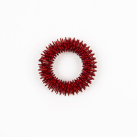 Anillo de masaje de dedos de acupresión de acero inoxidable, masajeador de dedos, anillos de dedo para aliviar el estrés