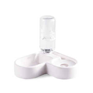 Pet Factory Pet Water Fountain Dog Bowl Slow <b>Feeder</b> Automatic <b>Cat</b> <b>Feeder</b> With Corner Fit Feature - Product Image 1