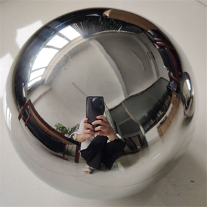 Bola hueca de 304 de acero inoxidable pulido con espejo de alta calidad, <span class=keywords><strong>100mm</strong></span>, 200mm, 250mm de grosor, 1mm - Product Image 1