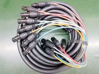 Câble serpent M/F 8 canaux 8 paires mâle à femelle 3 broches XLR Cordon audio équilibré