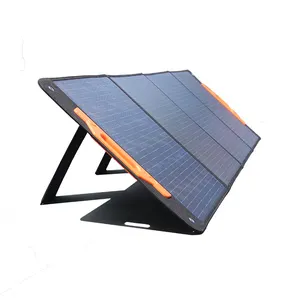 태양 전지 패널 휴대용 접힌 태양 에너지 시스템 가정 야외 200W 태양 전지 패널