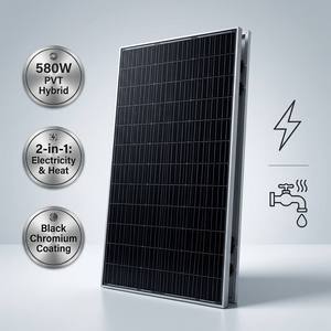 Panel Solar Híbrido PVT de 580W 2 en 1, Colector Plano para Calefacción de Agua Caliente y Electricidad, para Hoteles y Sistemas de Piscinas - Product Image 1