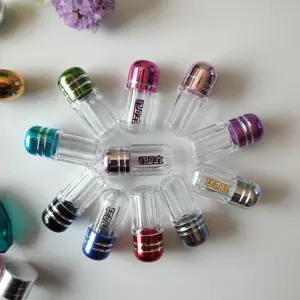Пластиковые пустые мини-бутылки в виде одной капсулы, популярные в США