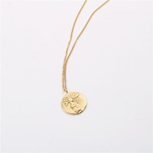 Collier de conte de fées pour hommes, bijoux série, <span class=keywords><strong>pendentif</strong></span> islamique en acier inoxydable, pièce de monnaie - Product Image 4