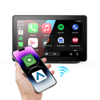 Radio con Pantalla Táctil IPS de 7 Pulgadas para Auto, con CarPlay, Android, Conexión Inalámbrica, Bluetooth y Cámara Trasera para Reversa