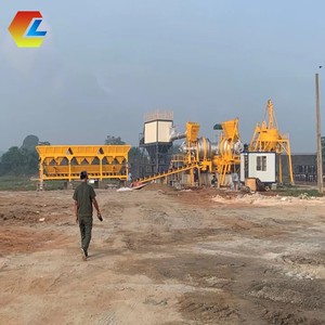 Usine de mélange d'asphalte 60t robuste à vendre Petite usine d'asphalte mobile 60 t/h avec prix d'usine Mini machine de dosage d'asphalte - Product Image 2