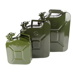 5L 10L 20L essence essence huile kérosène armée Type conteneur Jerry Can réservoir de carburant