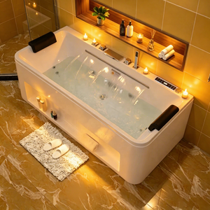 <span class=keywords><strong>Baignoire</strong></span> Spa Cascade Moderne de Luxe pour Villa, avec Jets d'Air Intérieurs, Siège et Jacuzzi - Product Image 1
