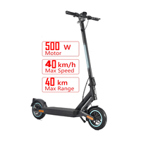 500 Watt E Scooter Nuevo modelo Batería 10 pulgadas de largo alcance Urban E Scooter