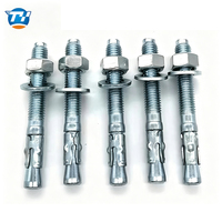 M6-M24 Size Wedge Anchor Bolt Corrosion-proof Electro Galvanized Steel Expansion Fastener for Fire Pipe Support