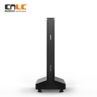 Chariot publicitaire extérieur double face 43'' LCD avec batterie rechargeable - Chariot de signalisation numérique portable pour le commerce de détail/événements
