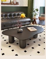 Petite table à thé en noyer de style antique français, table basse simple de luxe pour la maison ou l'appartement