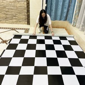 Vente en gros usine, personnalisation, revêtement de sol PVC pour la décoration intérieure, revêtement de sol en cuir à emboîtement, tapis imperméables, grande surface, couverture complète, très demandé - Product Image 1