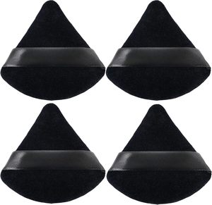 Manufacturer Wholesale Custom Face Soft Triangle Powder <b>Puff</b> Multicolor Velour Makeup <b>Puff</b> Foundation Beauty Sponge - Product Image 1
