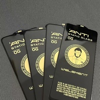 Protecteur d'écran en verre trempé antistatique 3D Big Arc 2.5D pour téléphones portables ESd (dissipateur électrostatique) et antichoc