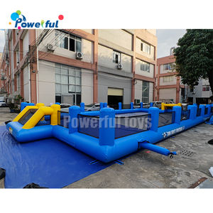 Commerciële Draagbare Buitensportspellen Opblaasbare Voetbalveld Arena Speeltuin Zeep Voetbalveld Te Huur - Product Image 4