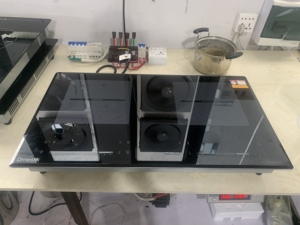 Cocina de inducción portátil de alta potencia para el hogar, con doble quemador integrado, de doble zona, con control táctil. - Product Image 3