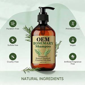 Champú Orgánico con Aceite Esencial de Romero, Fortalece el Cabello, Reduce la Caída del Cabello, Sin Parabenos, Etiqueta Privada Personalizable - Product Image 3