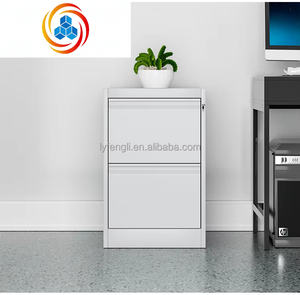 Armoire de classement moderne en acier ignifuge à 2 tiroirs réglables pour bureau, école, hôtel, cuisine, sous-sol, atelier, salle de sport, rangement - Product Image 5