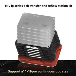 Kit de pochoirs de rebillage YCS A11-A19 Pro pour carte mère et CPU d'<span class=keywords><strong>iPhone</strong></span> 8-17 Pro Max – Outils manuels de réparation MY-R24 - Product Image 4