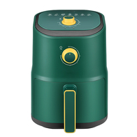 Friteuse à air moderne avec affichage à bouton mécanique, machine à cuire sans huile, usage domestique, en plastique, électrique, économe en énergie KA36007
