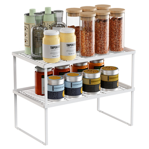 Lanejoy Metal 2 Organizzatore per Armadietti da Cucina, Scaffali Impilabili ed Espandibili - Product Image 2